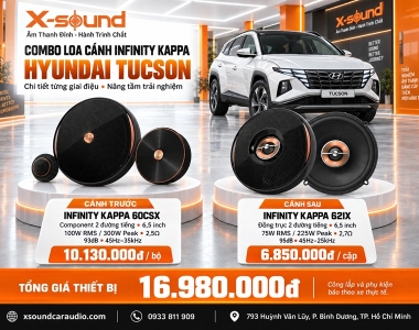Hyundai Tucson độ loa gì? JBL Stadium hay Infinity Kappa tốt hơn?