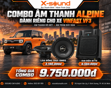 VF3 nên nâng cấp loa gì? Gợi ý combo Alpine DM65 và sub M770