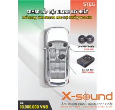 Combo Loa Sub Điện & Mid-Treble – Lắp Đặt Nhanh Cao Cấp
