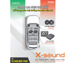 Combo A5 – Loa Mid-Treble STEG SFF1 + Loa Sub Điện Đôi STEG TWIN SW65