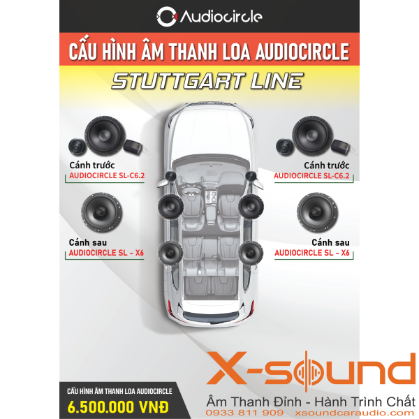 Cấu hình âm thanh loa Audiocircle Stuttgart Line