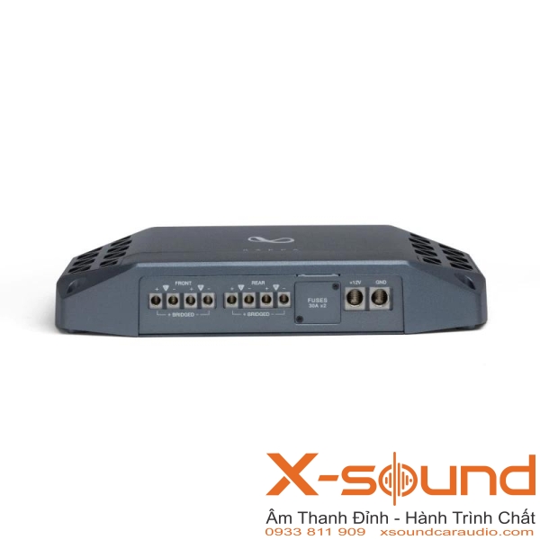 Amply Ô Tô INFINITY KAPPAFOUR 4 Kênh – 100Wx4 RMS, Lắp Đặt Bình Dương