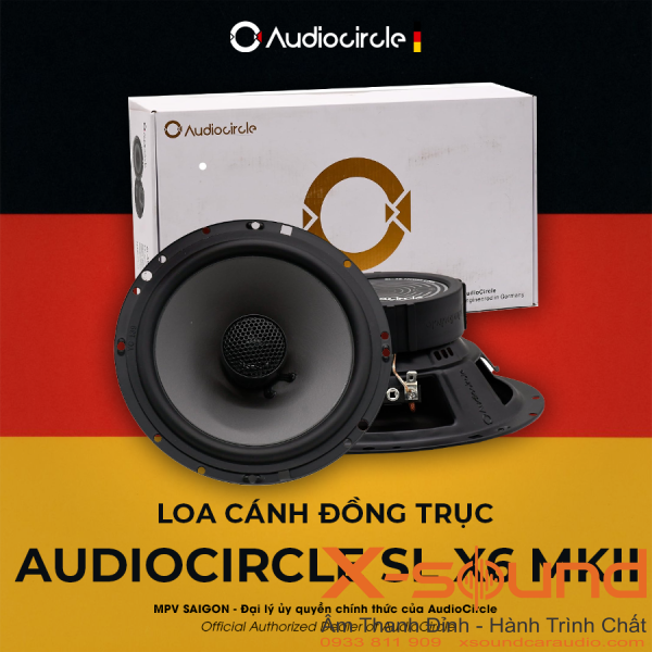 Loa Đồng Trục Audio Circle L-X6 - Âm Thanh Chất Lượng, Lắp Đặt Gọn Gàng