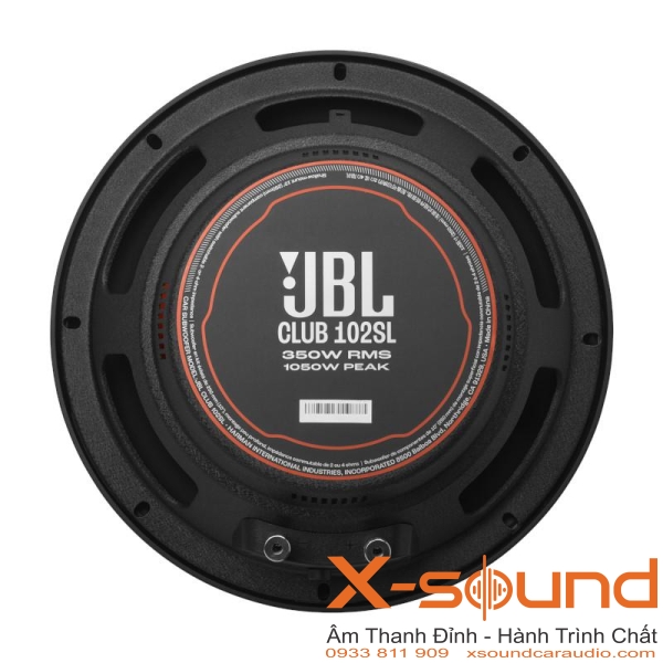 Loa lắp ô tô JBL CLUB 102SL – Subwoofer mỏng 10 inch cho âm trầm mạnh mẽ