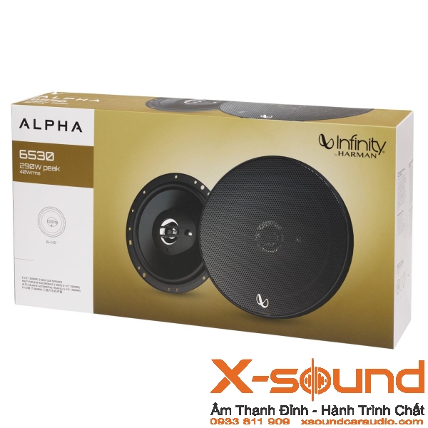 Loa ô tô Infinity Alpha 6530 chính hãng PGI, lắp đặt tại TP HCM và Bình Dương