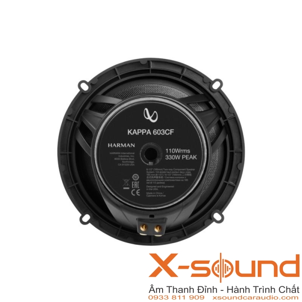 Loa lắp ô tô INFINITY KAPPA-603CF – Âm thanh Hi-res chất lượng cao