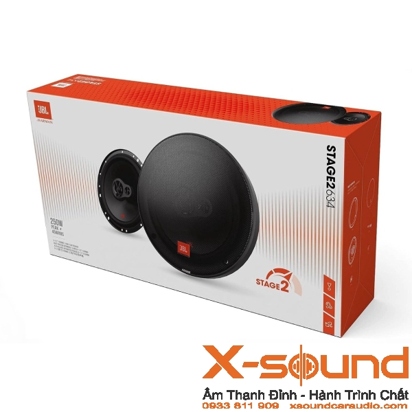 Loa lắp ô tô JBL Stage2 634 chính hãng giá tốt tại TP HCM và Bình Dương