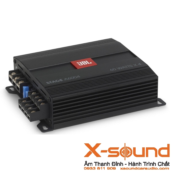 Amply JBL STAGE A6004 chính hãng – Amply ô tô 4 kênh mạnh mẽ | XSound Car Audio Bình Dương TP.HCM