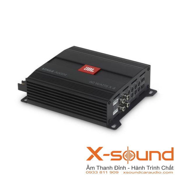 Amply JBL STAGE A6004 chính hãng – Amply ô tô 4 kênh mạnh mẽ | XSound Car Audio Bình Dương TP.HCM