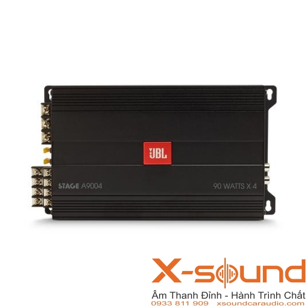 Amply JBL STAGE A9004 chính hãng – Amply ô tô 4 kênh công suất lớn | XSound Car Audio Bình Dương TP.HCM