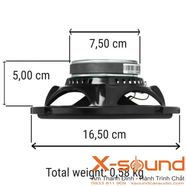 Loa lắp ô tô JBL Stage3 607C – Chất âm mạnh mẽ cho xe hơi