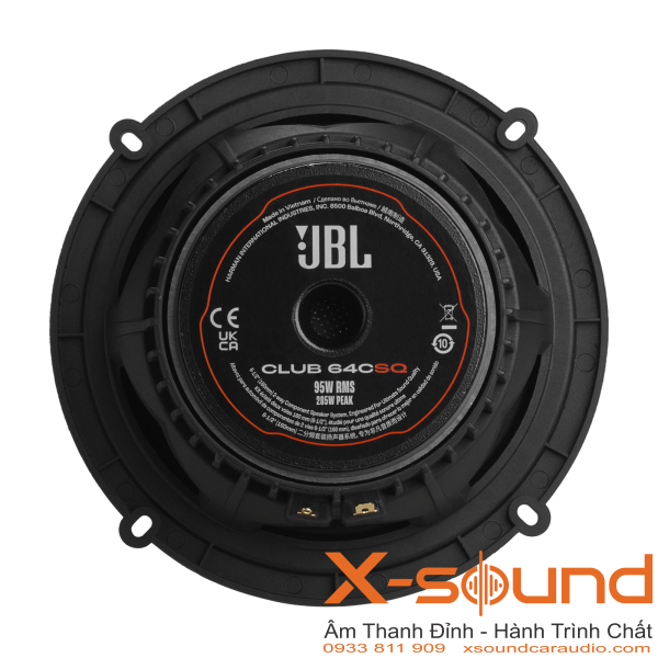 Loa Ô Tô JBL Club 64CSQ – Âm Thanh Mỹ Chuẩn SQ, Độ Xe Bình Dương – TP HCM