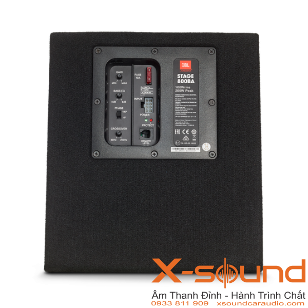 Loa lắp ô tô JBL Stage 800BA – Subwoofer công suất mạnh mẽ