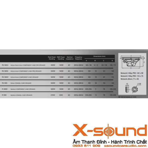 Loa Alpine R2-S65C – Độ Loa Ô Tô, Nâng Cấp Âm Thanh Xe Hơi Cao Cấp