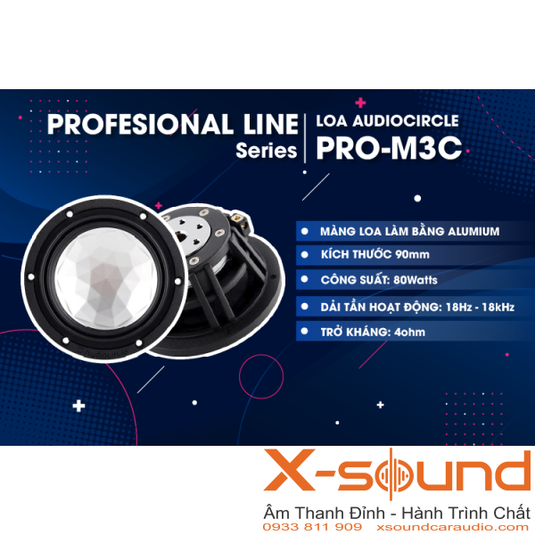 Loa Midrange Audio Circle Pro-M3C - Đẳng Cấp Chế Tác Thủ Công từ Đức