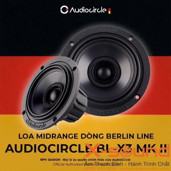 Loa Phân Tần Audio Circle BL-M3 MK II - Âm Thanh Sống Động, Hiệu Suất Mạnh Mẽ