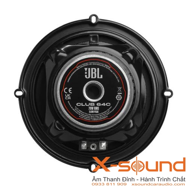 Loa lắp ô tô JBL CLUB 64C - dòng loa Component cao cấp thuộc series CLUB