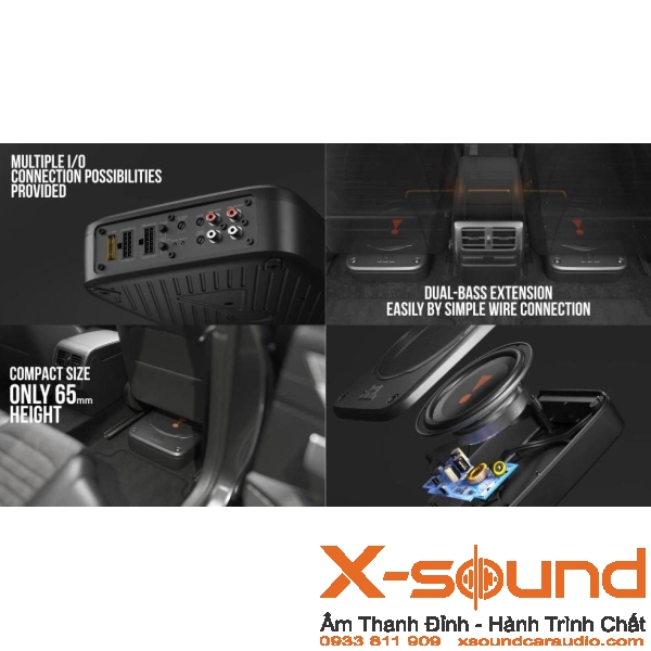 Loa Sub Điện Ô Tô JBL BassPro Lite Chính Hãng | XSound Car Audio Bình Dương TP.HCM