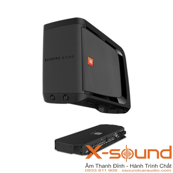 Loa Sub Ô Tô JBL BassPro Micro BLK – Sub điện tháo rời tiện lợi tại TP HCM, Bình Dương